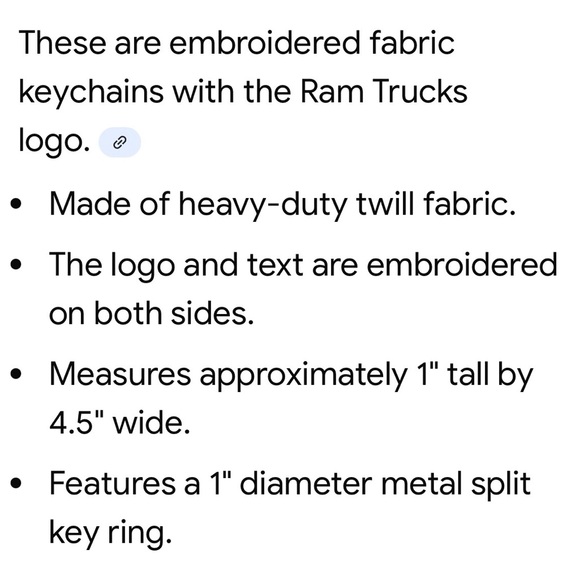 RAM Keychain with Logo - Picture 3 of 3